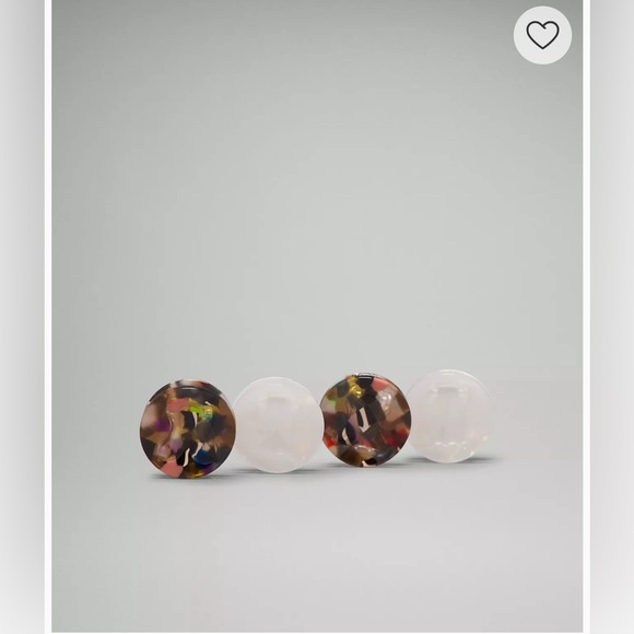 NWT Lululemon Small Claw Hair Clips 4 pack - Picture 4 of 4